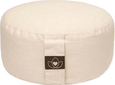 Meditatiekussen eco sand rond - Lotus | Yoga kussen
