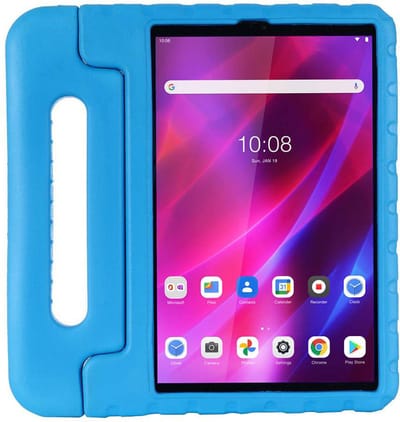 Just in Case tablet Hoes Kinderen geschikt voor Lenovo Tab K10 - Kinderhoes Tablet Classic - Blauw