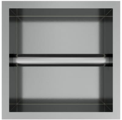 Hotbath &More Inbouwnis en Borstelgarnituur - 16 x 16 x 126 cm - RVS 316