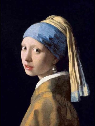 Diamond painting - Meisje met de parel van Johannes Vermeer - Oude meesters - Geproduceerd in Nederland - 30 x 40 cm - dibond materiaal - vierkante steentjes - Binnen 2-3 werkdagen in huis