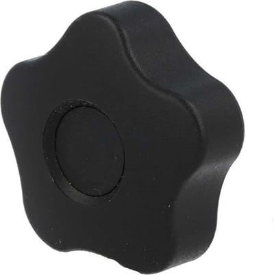 M10 schroefknop - 50mm - met afdekkap
