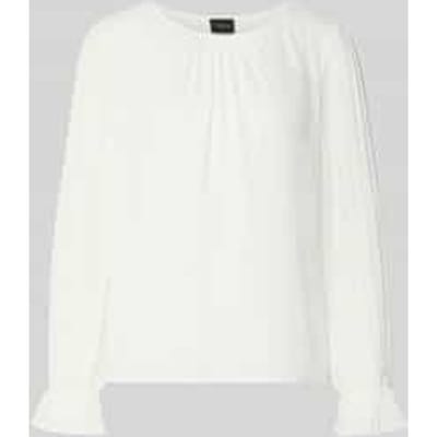 Regular fit blouse met lange mouwen met volants