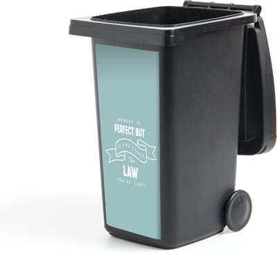 Container sticker Law - Rechten - Rechten student - Quotes - 44x98 cm - Kliko sticker
