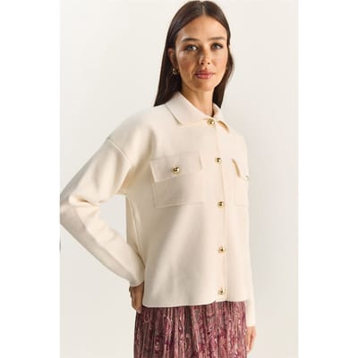 Polo Kraag Cardigan