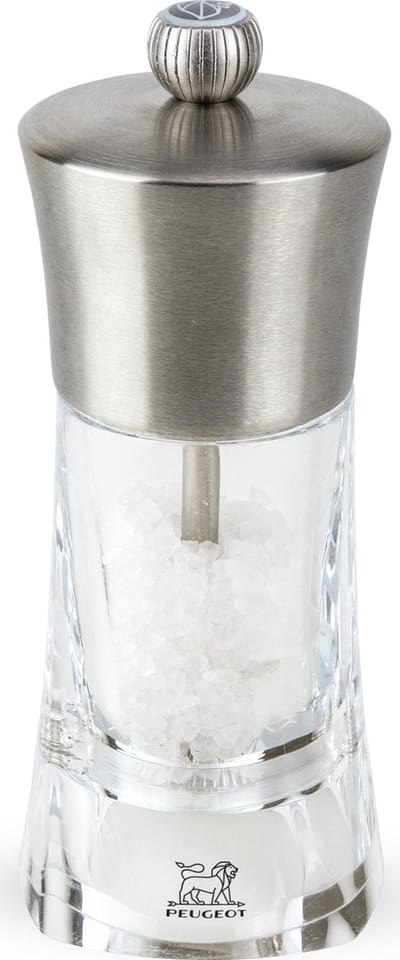 Peugeot Ouessant Zoutmolen 14 cm - Transparant - Acryl/inox