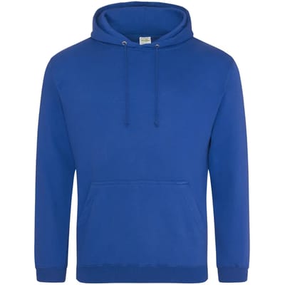 Just Hoods College Hoodie JH001 - Royal Blue - 3XL
