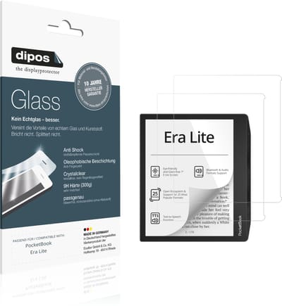 dipos – 2x Pantserfolie geschikt voor PocketBook Era Lite | 9H Screenprotector