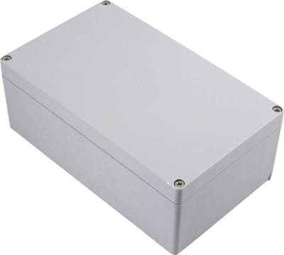 TRU COMPONENTS F5 TC-6649464 Universele behuizing 160 x 160 x 90 ABS Lichtgrijs 1 stuk(s)