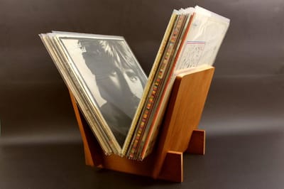 Houten LP Kast voor 40 Vinylplaten - Stijlvolle Opbergbox voor 33 Toeren Platen