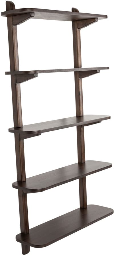 Zuiver Hogar Wandkast/ Wandplanken Donkerbruin