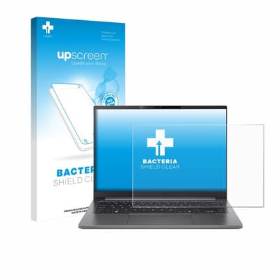 upscreen - Screenprotector voor Acer TravelMate X4 AI TMX414-51 - Folie Beschermfolie transparant antibacterieel