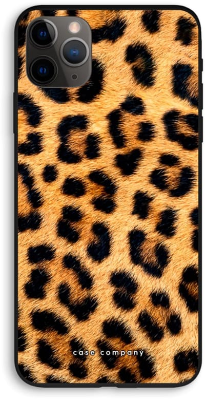 Case Company® - Hoesje geschikt voor iPhone 11 Pro Max hoesje - Luipaard - Biologisch Afbreekbaar Telefoonhoesje - Bescherming alle Kanten en Schermrand