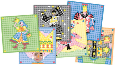 Playmais Mosaic Kaarten Versieren Prinses
