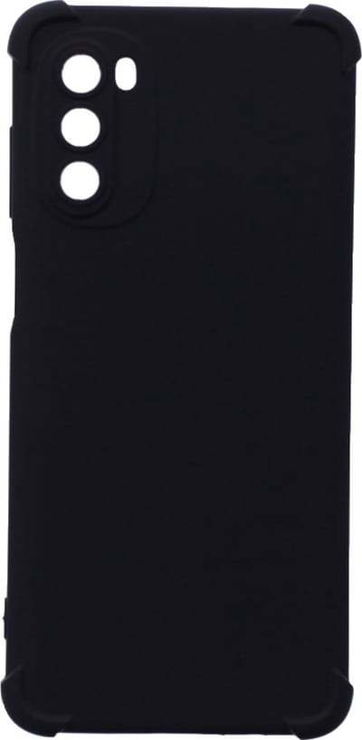 LuxeBass Hoesje geschikt voor Motorola Moto G52 - AntiShock- TPU - Zwart