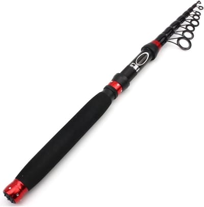 Vishengel - Telescopische hengel - Recreatief vissen - Ultralicht carbon - 2.7 meter - A