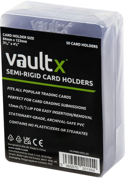 Vault X Semi-Rigid Card Holders - Kaartenhoulders - 50 Stuks
