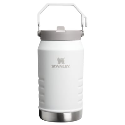 Stanley Flip Straw 2.0 Waterfles Met Rietje 1,9L - 20 Uur Koud - 4 Dagen Koud Met IJs - Roestvrijstalen Drinkfles - BPA Vrij - Lekvrij - Vaatwasserbestendig - Frost