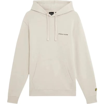 Lyle & Scott Loopback embroidered hoodie - cove dark navy