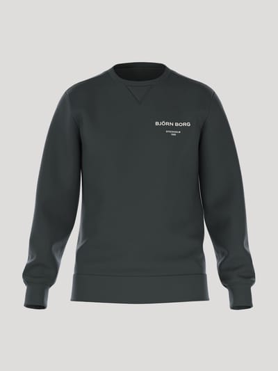 Björn Borg Essential 1 Sweater Heren Urban Chic Groen 25 - Trui Mannen - Maat M - Katoen