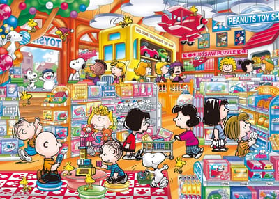 Uitdagende Verrassende 500 Stukjes Puzzel - Speelgoedwinkel Thema (38x53 cm)