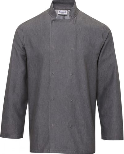 Schort/Tuniek/Werkblouse Unisex XXL Premier Grey Denim 60% Katoen, 40% Polyester