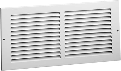 Retourluchtrooster Staal Wit 35.5 x 15.2 cm voor Ventilatie