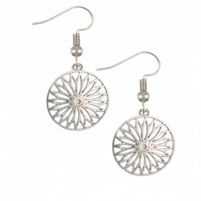 Oorbellen- Mels- zilverkleur- zilver