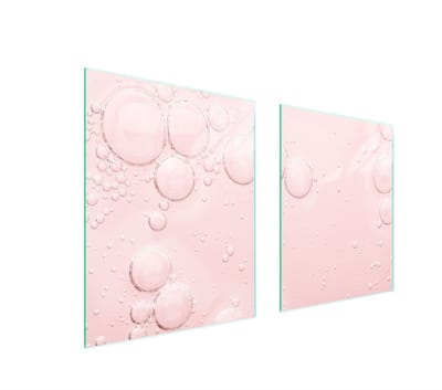 TMK ArtDeko - Snijplank - 85x52 cm - Roze - Glas