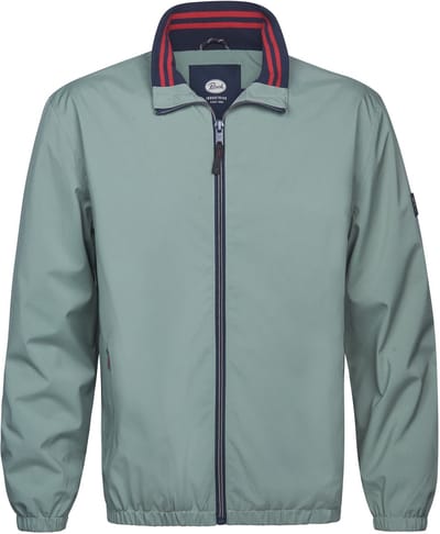 Petrol Industries Bomberjack Heren - Mannen Jas met Rits - Opstaande Kraag - Elastische Boorden - 100% Polyester - Stijlvolle Bomber Jacket - Groen - Maat S