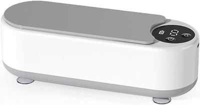 Praktische Ultrasone Reiniger voor Bril, Hoge Frequentie 45.000 Hz, Professionele USB-oplaadbare Sonische Reiniger, voor Ringen, Bril, Beugels en Meer