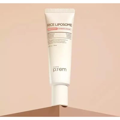 Faire P:REM Crème Barrière Céramide Liposome Riz 50ml: Barrière hydratante à 25 couches préservant les nutriments du riz white