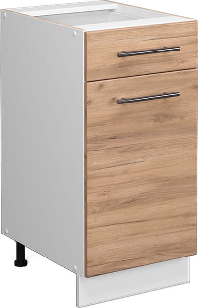 Vicco Fame-Line Keukenonderkast – 40 cm zonder werkblad Krachtige eik goud