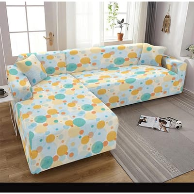 Housse de canapé à carreaux, emballage complet, salon, canapé, tissu épaissi en soie de lait, housse de protection pour meubles quatre saisons S 1seater 90-140cm white