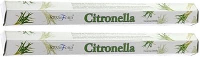 Stamford wierook citroen geur - 40x wierook stokjes - citronella