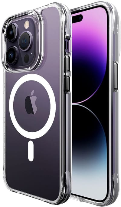 Buddi Core - Hoesje Geschikt voor Apple iPhone 14 Pro Max - Compatibel met MagSafe - Back Cover met Magneet - Doorzichtige Telefoonhoes - Beschermhoes - Transparant
