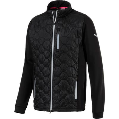 Puma PWRWarm Dassler Heren Zwart Zip Up Primaloft Golfjack 576114 01