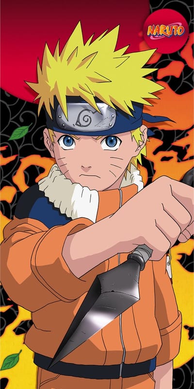 Naruto Strandlaken, Hokage - 70 x 140 cm - Katoen
