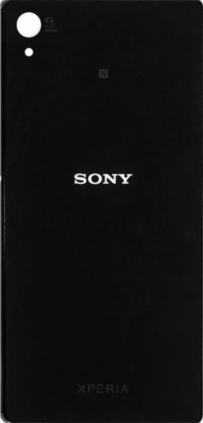 Achterkap Geschikt voor Sony Xperia Z4 – Glas – Zwart