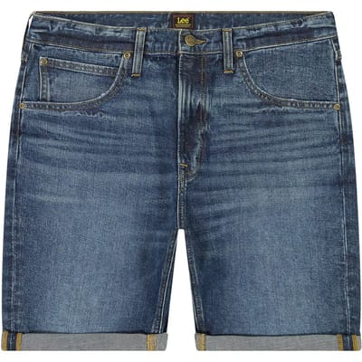 Lee 5 Pocket Regular Fit Korte Jeans Blauw 31 Man