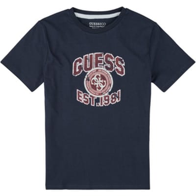 Guess  T-shirt Korte Mouw ORGANIC COTTON JERSEY