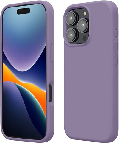kwmobile telefoonhoesje geschikt voor Apple iPhone 16 Pro Max - Hoesje met siliconen coating - Smartphone case in violet lila