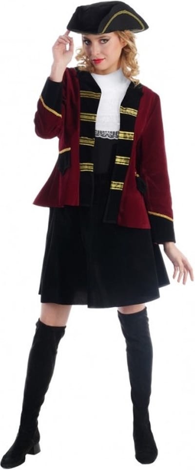 Lady Mary Piraten outfit Dames Premium - Maat M