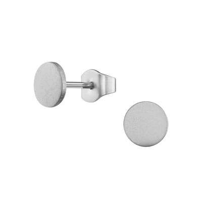 Traveller Oorbellen - Heren - Made in Germany - Edelstaal - Rond - Duurzaam - 6 mm - 171025