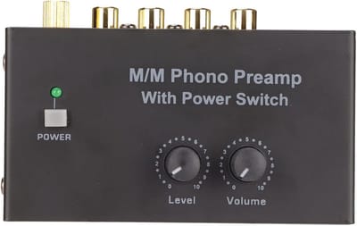 Professionele Phono Voorversterker met Geluidsarme Werking voor Platenspelers