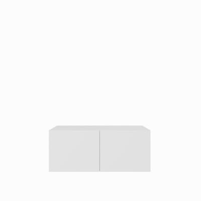 TV-kast Leo 1x100 cm (wit + wit)