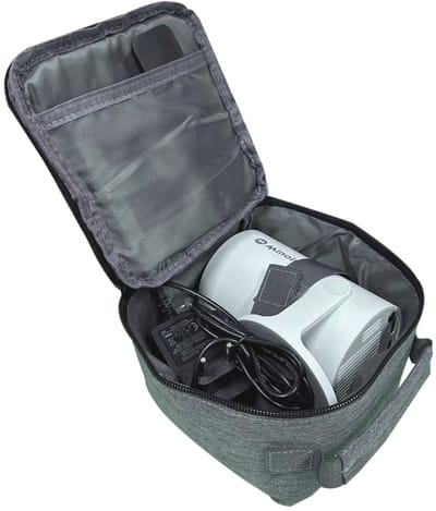 Minolux® - Beamertas universeel - Beschermtas voor Mini Beamer & Accessoires – Reistas - grijs