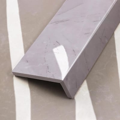 Vensterbank Protector - Dorpel Cover - Interieur Verfraaien - Acryl Composiet Materiaal - 39" x 8.6" - Lichtgrijs