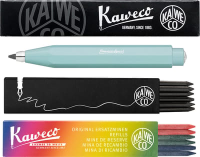 Kaweco - Vulpotlood 3,2 - Skyline Sport - Mint - Met doosje vullingen Zwart - Doosje vullingen 3 kleur