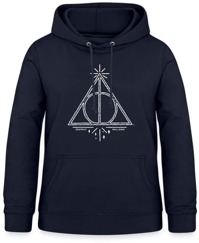 Harry Potter Het dodelijk heilig-logo Hoodie Dames