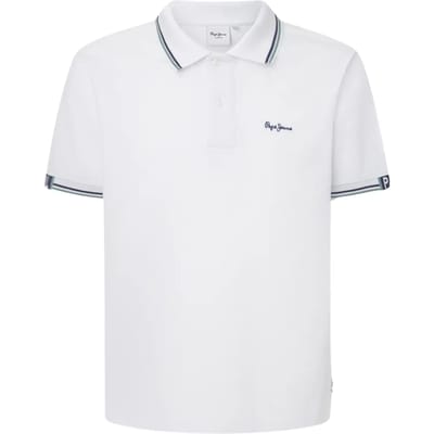 Pepe Jeans Harley Korte Mouw Poloshirt Wit L Man